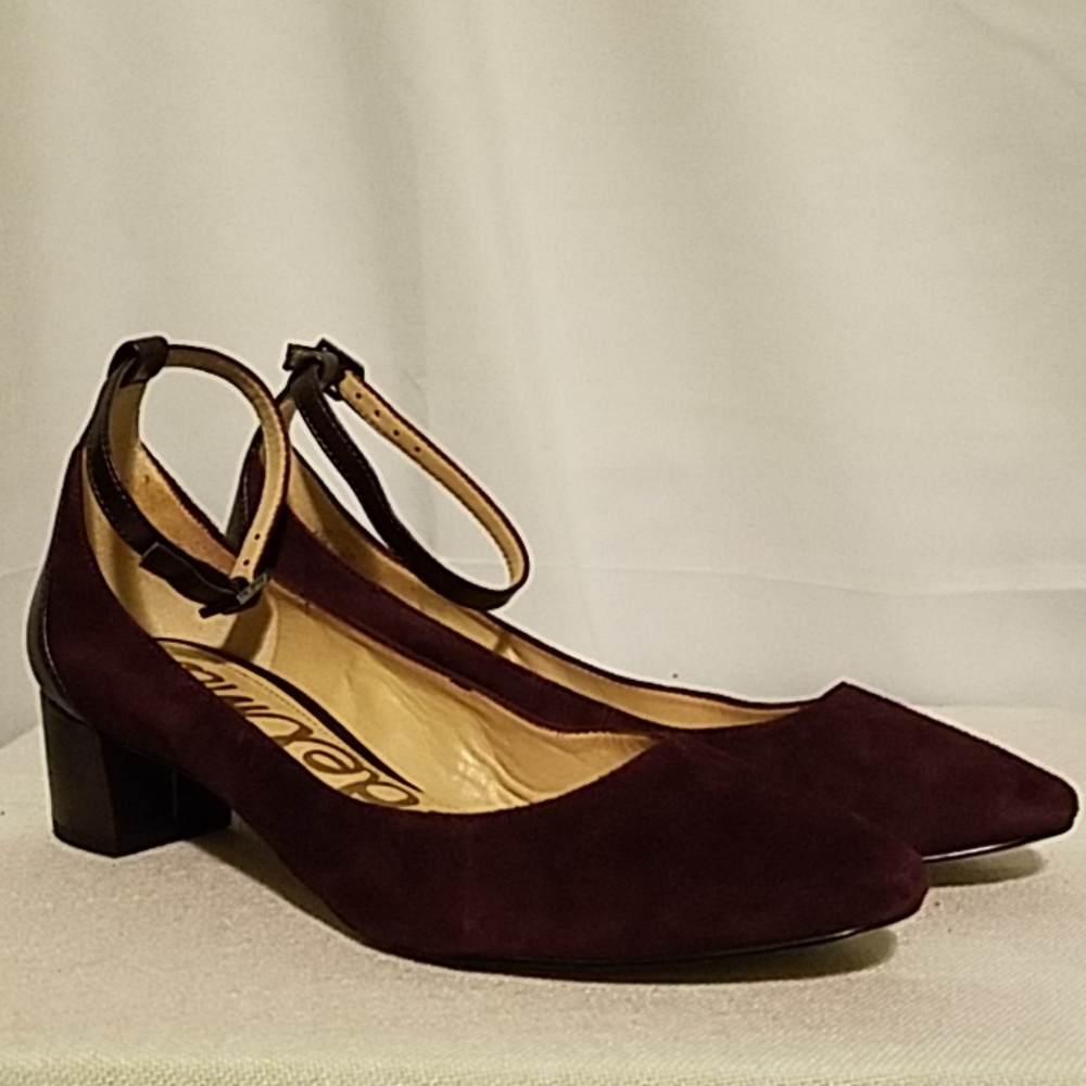Sam Edelman Two Toned Ankle Strap Pump